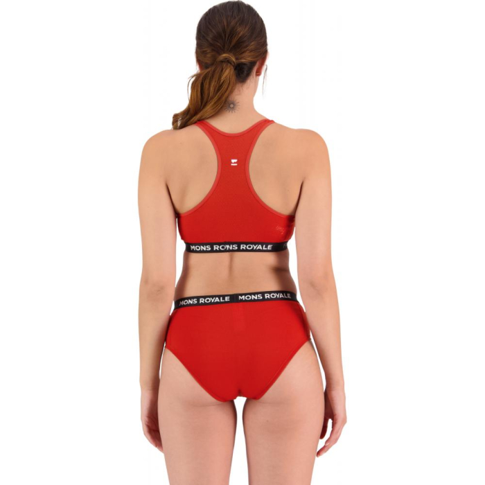 Bustiera merino Mons Royale BRA Retro Red [3]