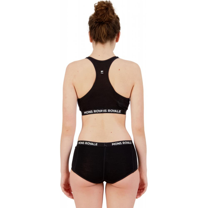 Bustiera merino Mons Royale Sierra Sports Bra Black [3]