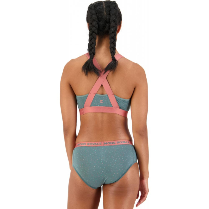 Bustiera merino Mons Royale Stella X-Back Bra Terrazzo [3]