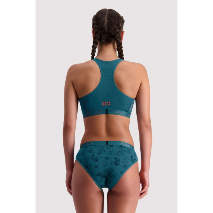 Bustiera MONS ROYALE W SIERRA SPORTS BRA FOREST ALCHEMY [3]