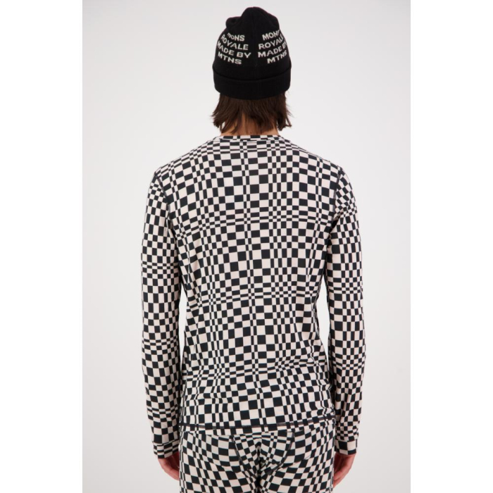 FIRST LAYER MERINO 200 CASCADE BLACK AND WHITE [2]