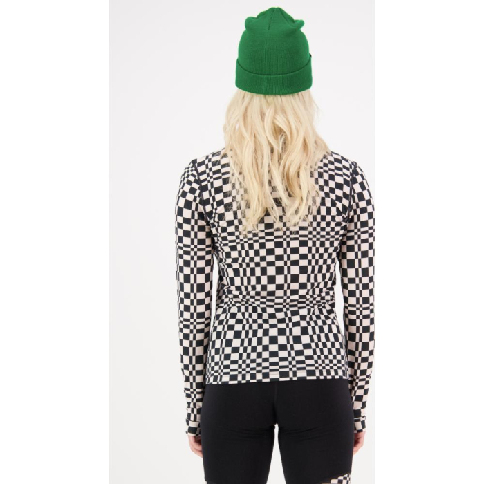FIRST LAYER MERINO 200 NECK MONS ROYALE CASCADE BLACK AND WHITE [4]