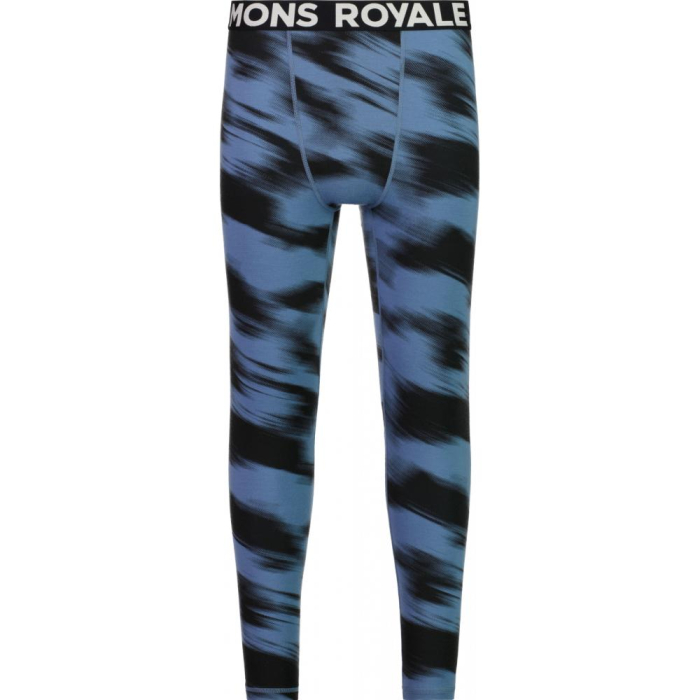 First layer merino Mons Royale Cascade Merino Flex legging Blue Motion [3]