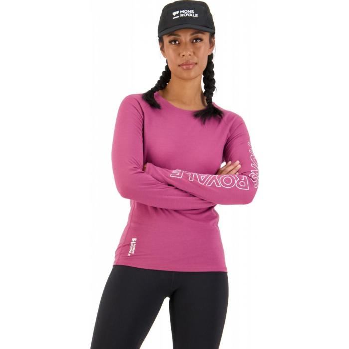 First Layer merino Mons Royale W Bella Tech LS Berry [2]