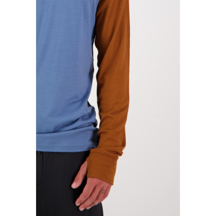 FIRST LAYER MERINO TECH MONS ROYALE Hood BLUE [2]