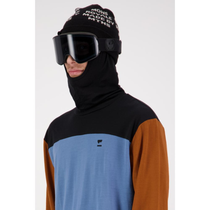 FIRST LAYER MERINO TECH MONS ROYALE Hood BLUE [3]