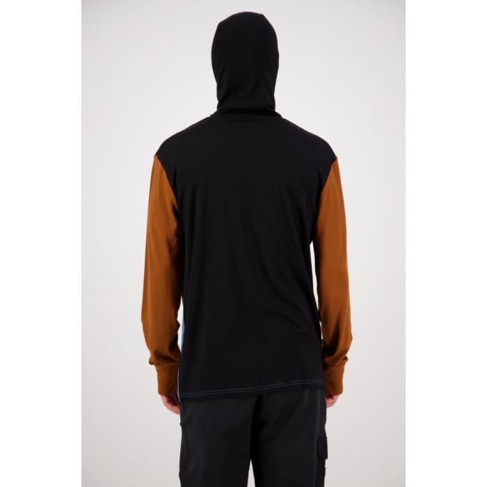 FIRST LAYER MERINO TECH MONS ROYALE Hood BLUE [4]