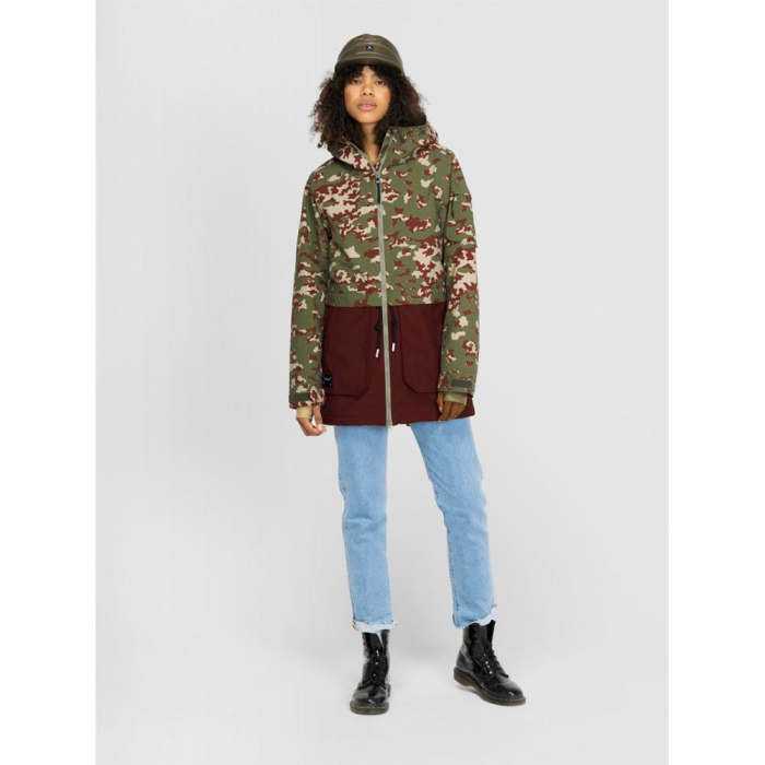 Geaca Armada Lisbon Insulated Burgundy Fleck [4]