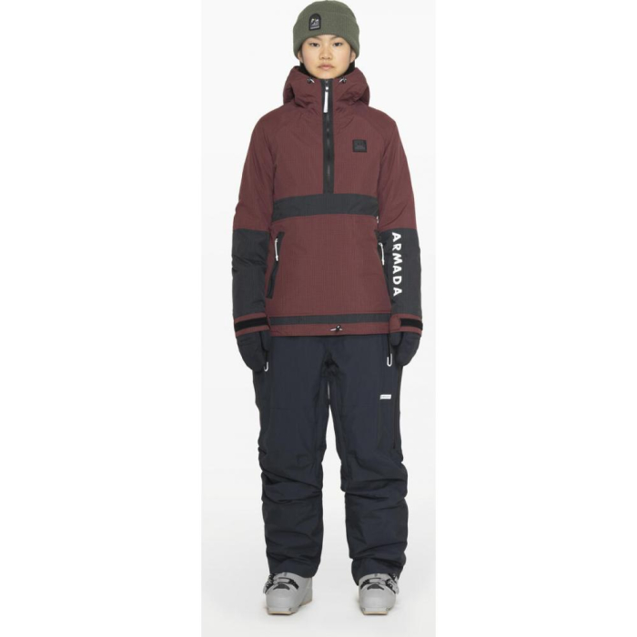 Geaca Armada Rosalie 2L Insulated Anorak Burgundy/Black [4]