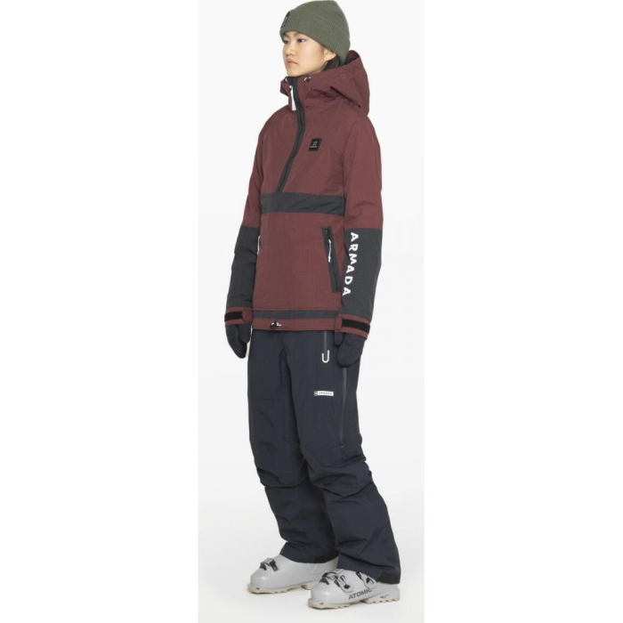 Geaca Armada Rosalie 2L Insulated Anorak Burgundy/Black [5]