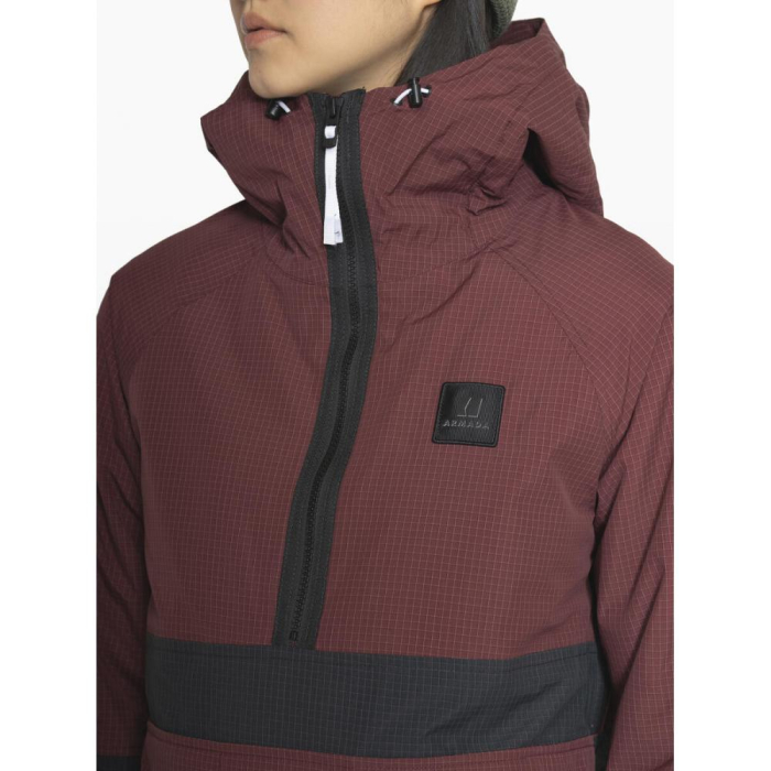 Geaca Armada Rosalie 2L Insulated Anorak Burgundy/Black [6]