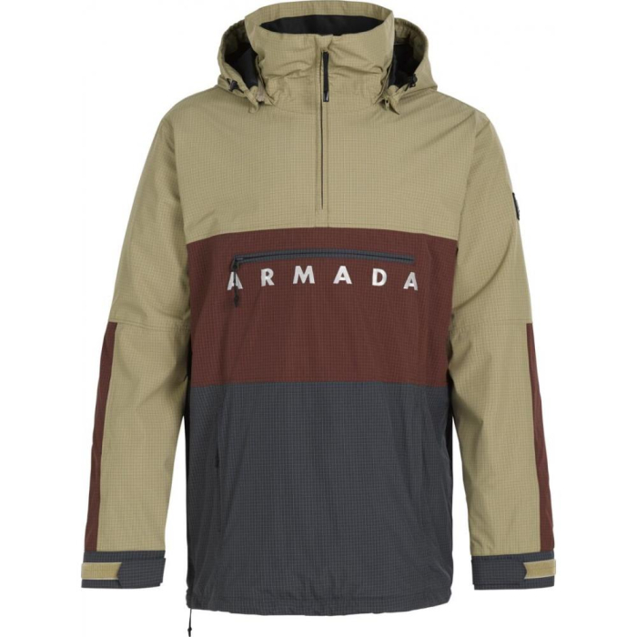 Geaca Armada Salisbury  2L Anorak Khaki/Burgundy [3]