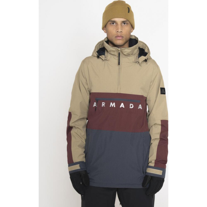 Geaca Armada Salisbury  2L Anorak Khaki/Burgundy [5]