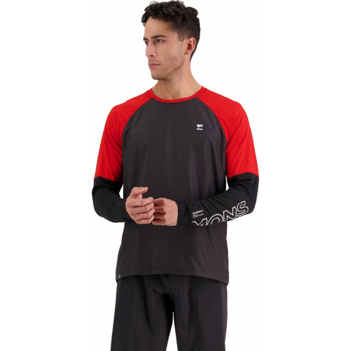 JERSEY MERINO BIKE MONS ROYALE REDWOOD [2]