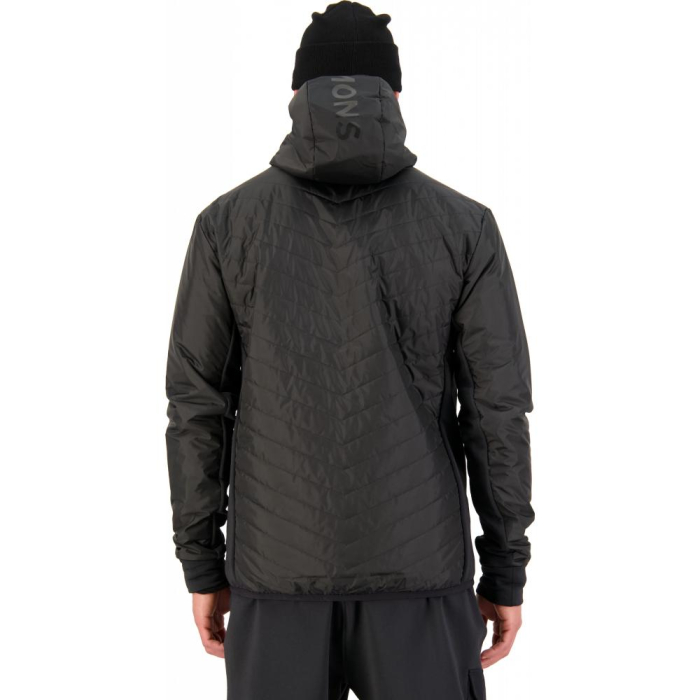 Mid Layer merino Mons Royale Arete Wool Insulation Hood Black [2]
