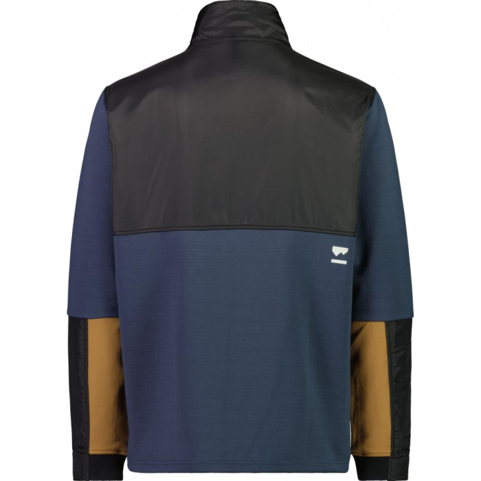 Mid Layer merino Mons Royale Decade Pullover Midnight / Black [2]