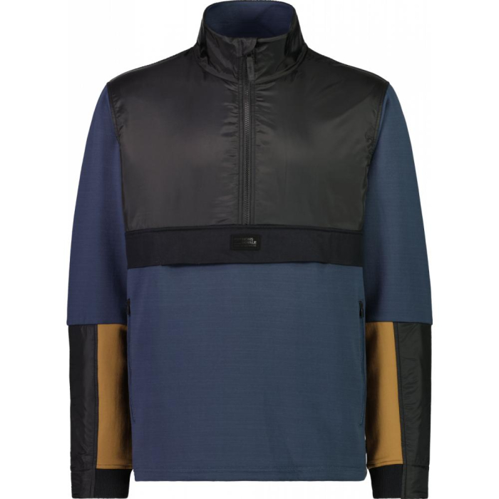 Mid Layer merino Mons Royale Decade Pullover Midnight / Black [1]