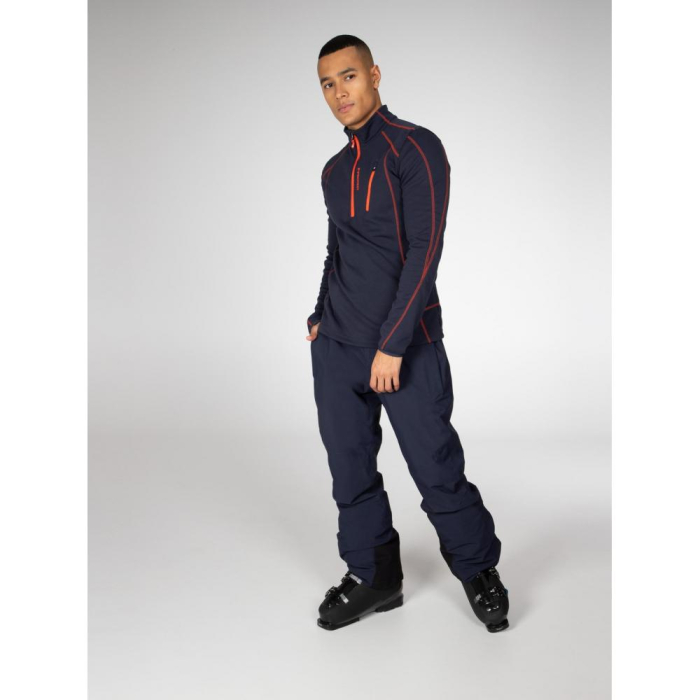 Midlayer Protest HUMANS 1/4 zip top Space Blue [6]