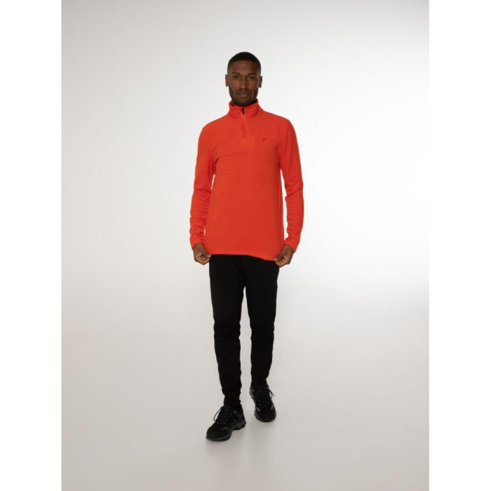 Midlayer Protest PERFECTO 1/4 zip top Orange Fire [3]