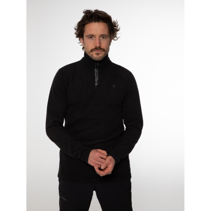 Midlayer Protest PERFECTO 1/4 zip top True Black [3]