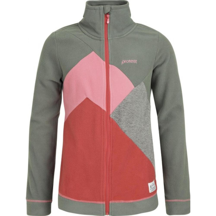 Midlayer Protest PRTANNELOT JR full zip top Mistygreen [1]