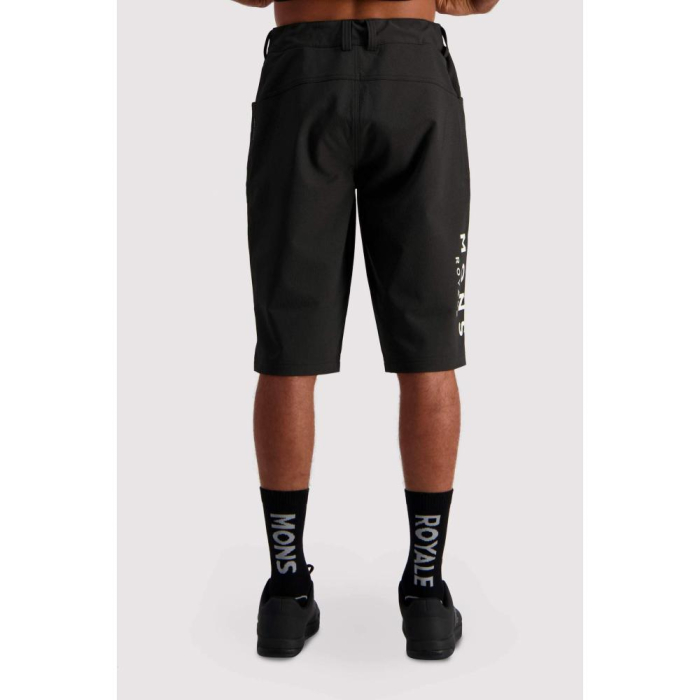 Pantaloni ciclism merino MONS ROYALE M MOMENTUM 2.0 BIKE BLACK [2]