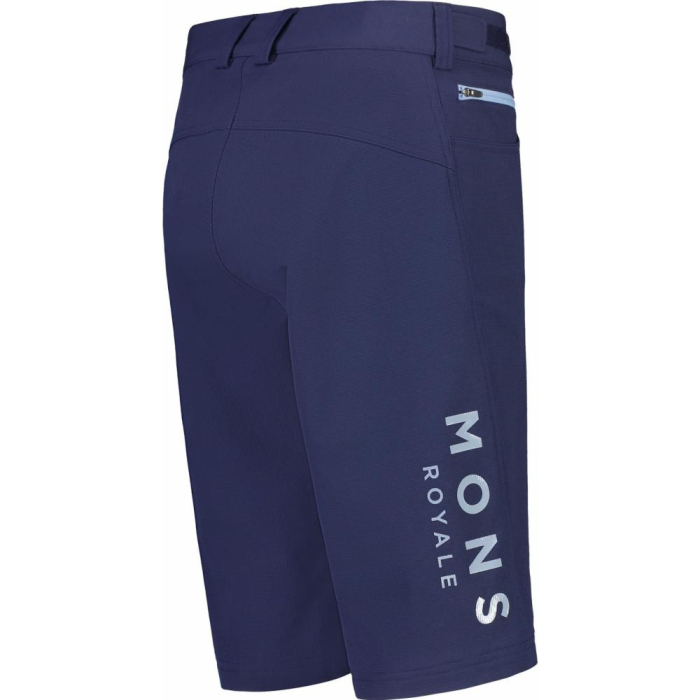 Pantaloni ciclism merino MONS ROYALE W MOMENTUM 2.0 BIKE NAVY [4]