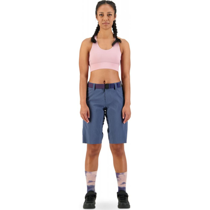 Pantaloni ciclism merino Mons Royale W Virage Bike Shorts Dark Denim [6]
