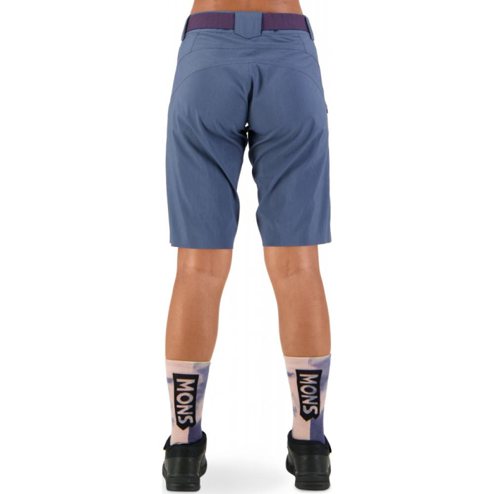 Pantaloni ciclism merino Mons Royale W Virage Bike Shorts Dark Denim [5]
