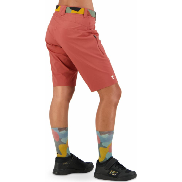 Pantaloni ciclism merino Mons Royale W Virage Bike Shorts Terracotta [3]