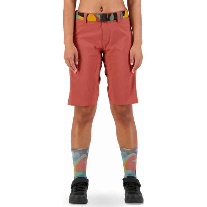 Pantaloni ciclism merino Mons Royale W Virage Bike Shorts Terracotta [4]