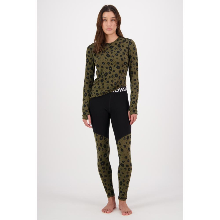 PANTALONI CORP MERINO 200 MONS ROYALE CASCADE FLOWERS [2]