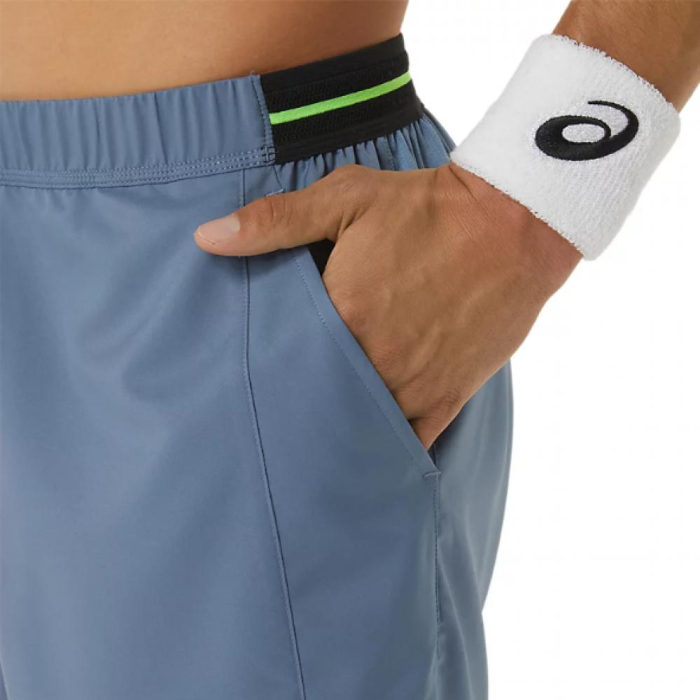 PANTALONI SCURTI ASICS MEN MATCH 7IN STEEL BLUE [3]
