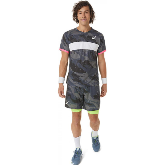 PANTALONI SCURTI ASICS MEN MATCH GRAPHIC 7IN CARRIER [5]