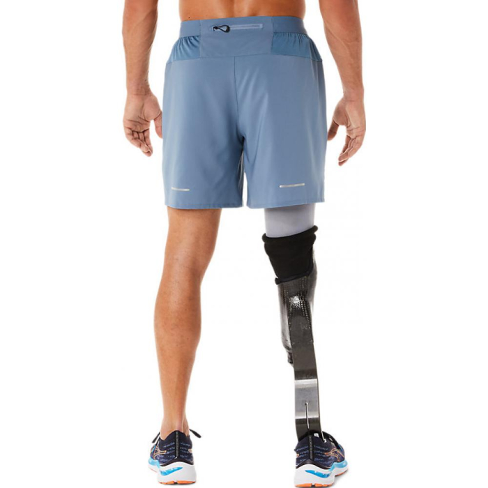 PANTALONI SCURTI ASICS ROAD 7IN STEEL BLUE [2]
