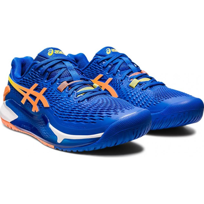 PANTOFI ASICS GEL-RESOLUTION 9 TUNA BLUE/SUN PEACH [3]