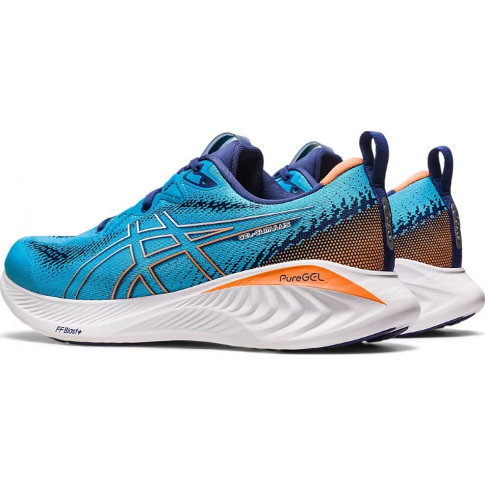 PANTOFI ASICS Men GEL-CUMULUS 25 ISLAND BLUE/SUN PEACH [4]