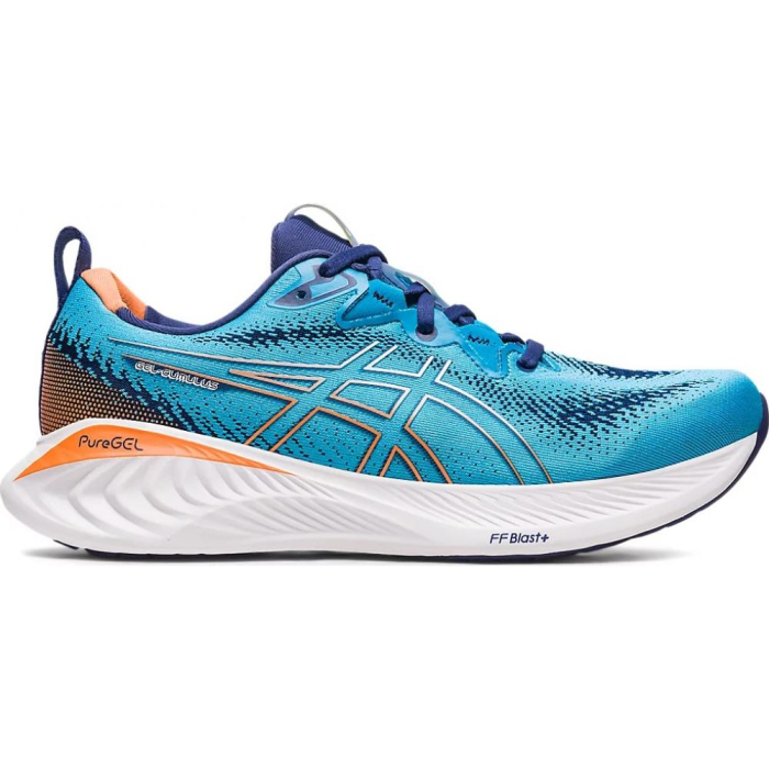 PANTOFI ASICS Men GEL-CUMULUS 25 ISLAND BLUE/SUN PEACH [2]