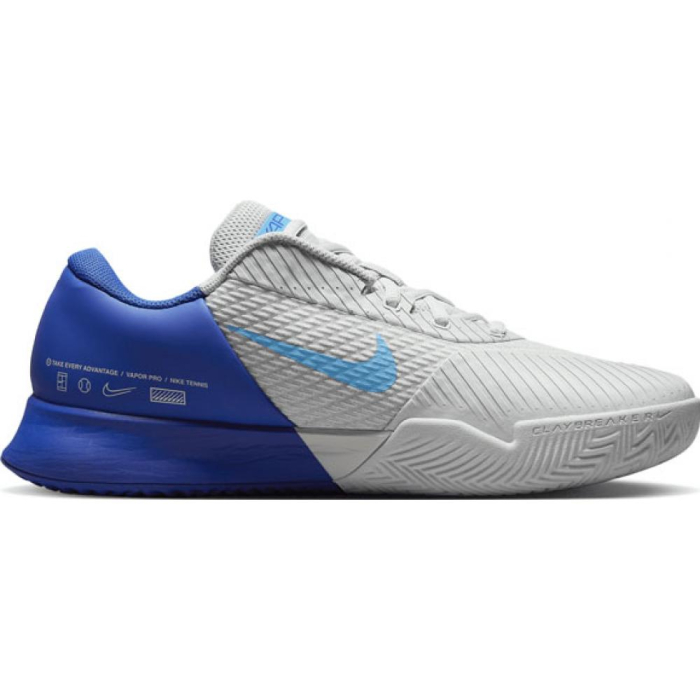 PANTOFI NIKE M ZOOM VAPOR PRO 2 CLAY WHITE BLUE [2]