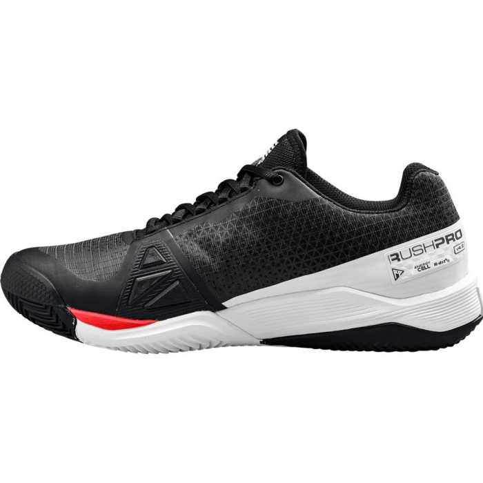 PANTOFI WILSON RUSH PRO 4.0 CLAY M BLACK WHITE RED [3]