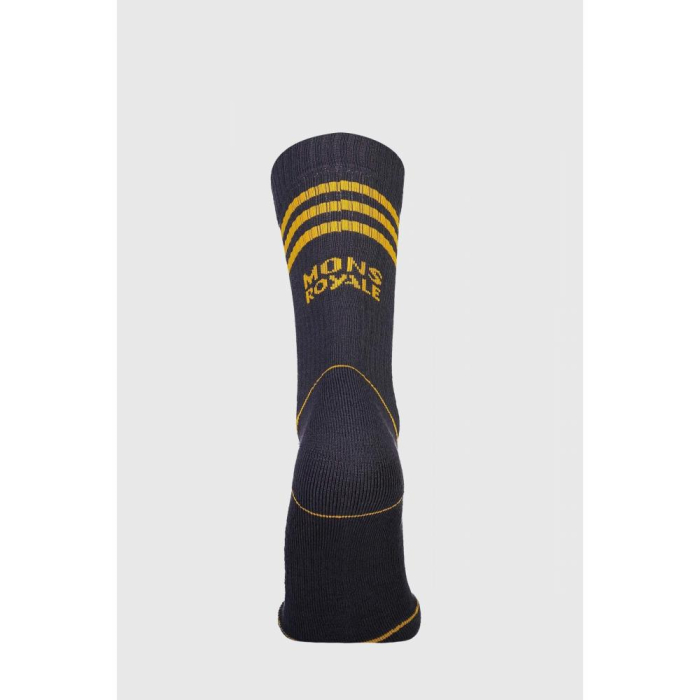 Sosete ciclism MONS ROYALE SIGNATURE CREW SOCK 9 IRON/GOLD [2]