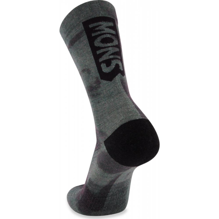 Sosete merino Mons Royale Atlas Crew Sock Digital Sage Tie Dye [2]