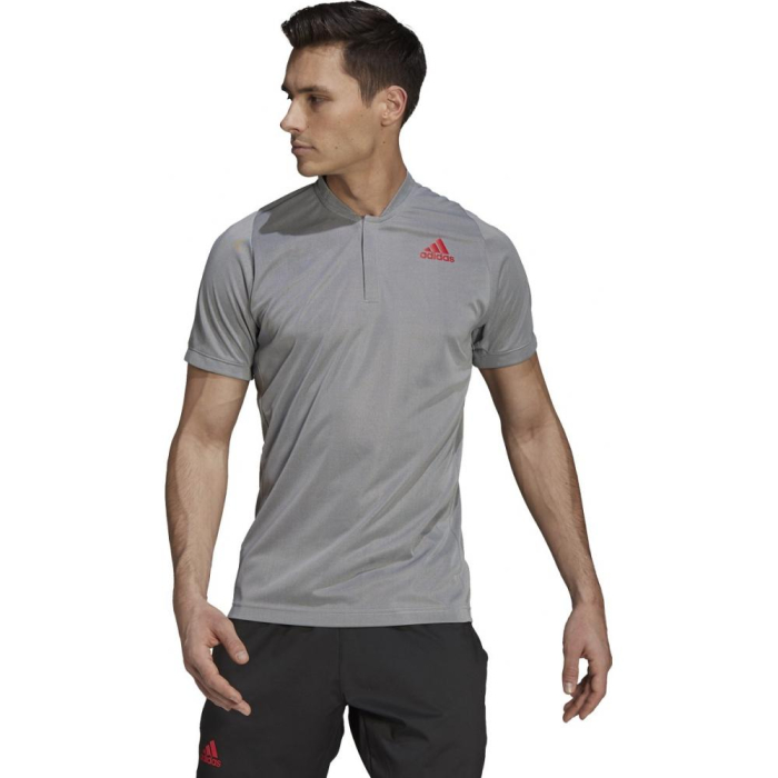 Tricou Adidas FREELIFT POLO Men Grey [2]