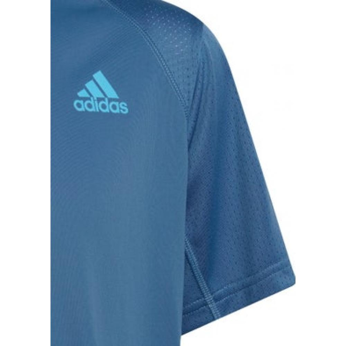 TRICOU ADIDAS JR CLUB TENNIS 3 BLUE SKYRUS [2]