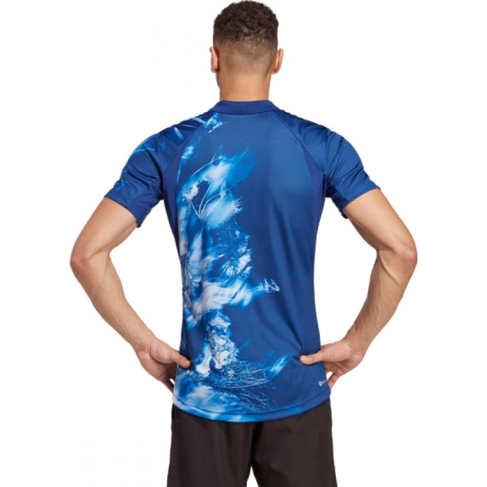 TRICOU ADIDAS MELBOURNE FREELIFT POLO MULTICOLOR/VICTORY BLUE/WHITE [3]