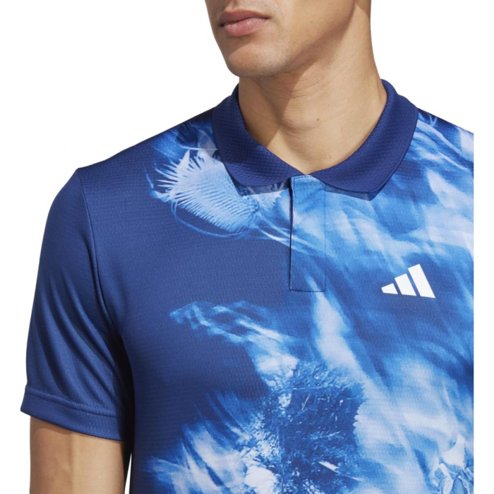 TRICOU ADIDAS MELBOURNE FREELIFT POLO MULTICOLOR/VICTORY BLUE/WHITE [2]