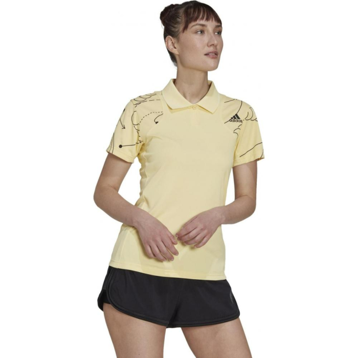 TRICOU ADIDAS POLO CLUB GRAPHIC Almost Yellow [3]