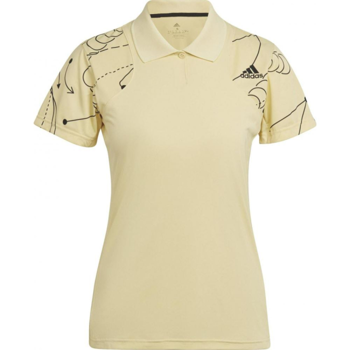 TRICOU ADIDAS POLO CLUB GRAPHIC Almost Yellow [1]