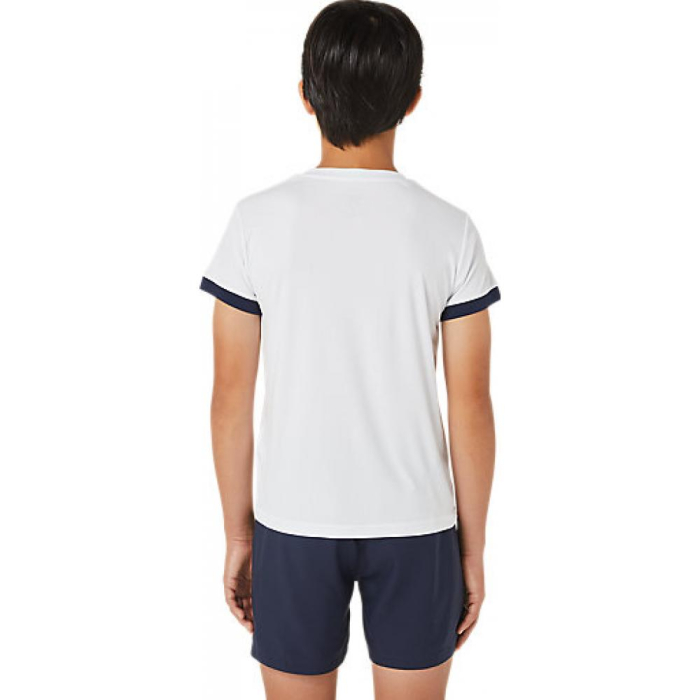 TRICOU ASICS BOYS TENNIS WHITE/MIDNIGHT [2]