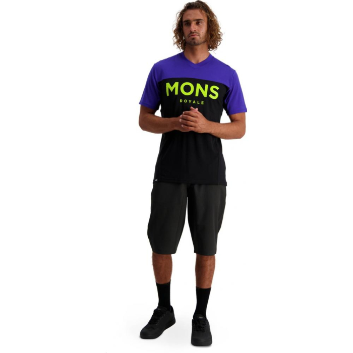 Tricou ciclism merino MONS ROYALE M REDWOOD ENDURO VT ULTRA Blue [4]